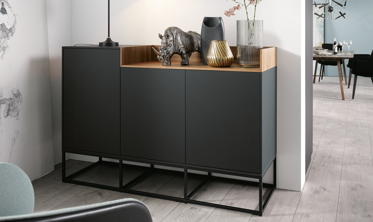 Een sideboard is een echte blikvanger in de keuken en de eet- of woonkamer.