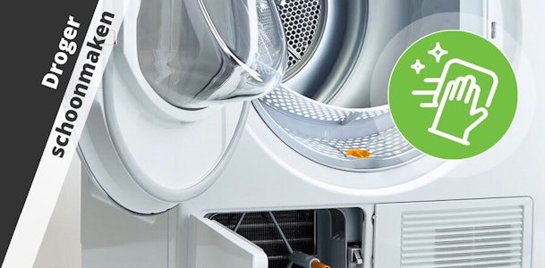 Droger schoonmaken.