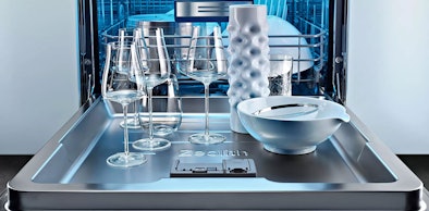 Zeoliet vaatwasser van Siemens.