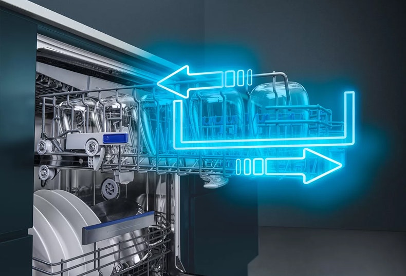 Siemens vaatwasmachine met easyGlide bestekkorven