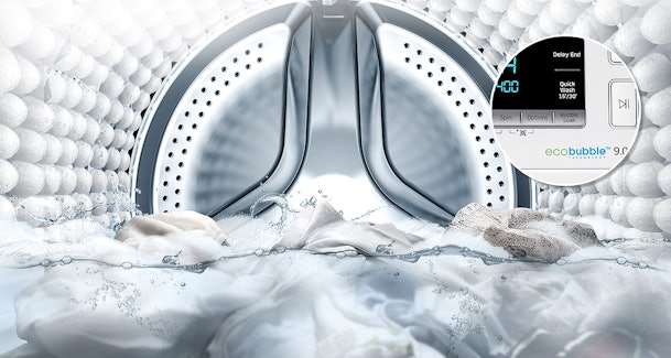 Eco Bubble - Gebruik Bubble Soak wasprogramma