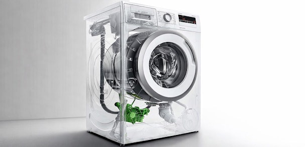 Bosch wasmachine met EcoSilence Drive motor en stille aandrijving