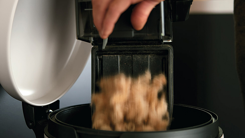 Eenvoudig te legen stofreservoir