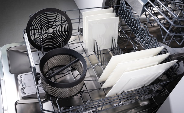 De BORA gp4u filter en onderdelen zijn in de vaatwasser eenvoudig te reinigen