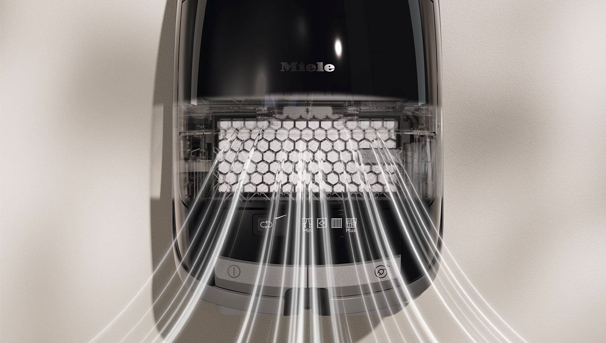 Efficiënt filtersysteem voor schone lucht.