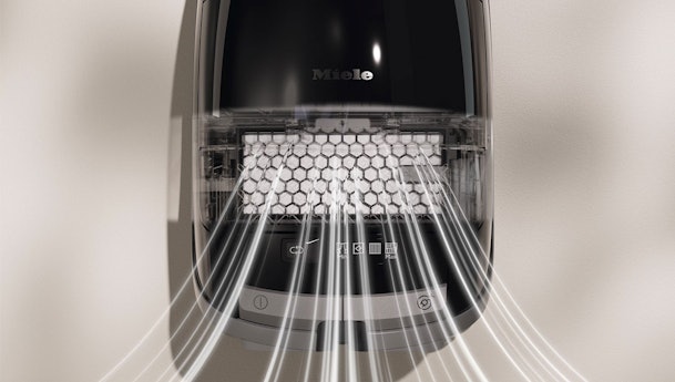 Efficiënt filtersysteem voor schone lucht.