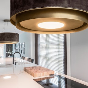 Vrij hangende eilandmodel afzuigkap