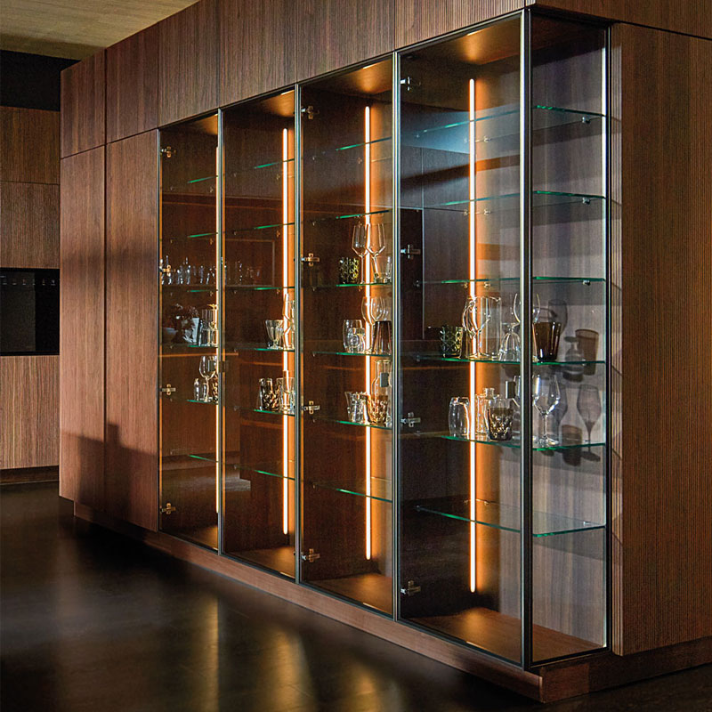 Elegante keukenvitrines