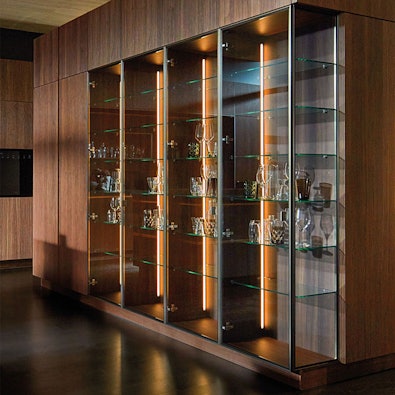 Elegante keukenvitrines