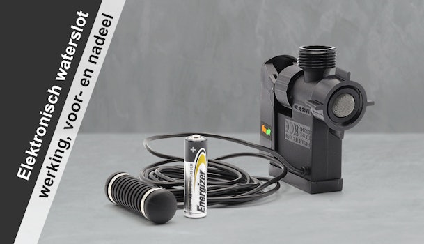 Elektronisch waterslot