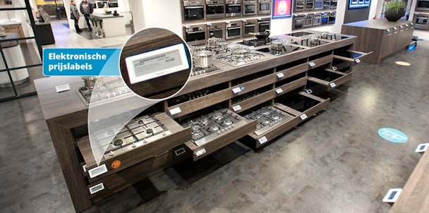 Elektronische prijslabels- = altijd de laagste prijzen