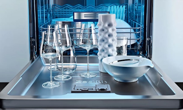 Vaatwassers met zeoliet zijn heel energiezuinig.