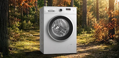 Bosch wasmachine van 7 kg met energieklasse A die centrifugeert op 1400 toeren