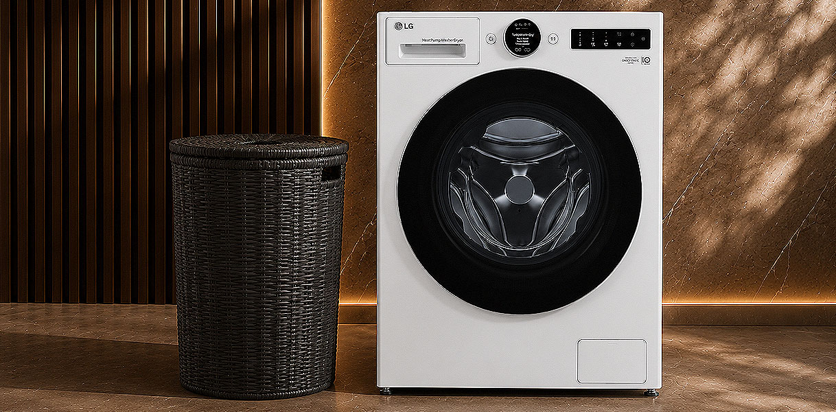 Energiezuinigste LG was-droogcombinatie met warmtepomp en energieklasse A voor 11 kg wassen en 6 kg drogen