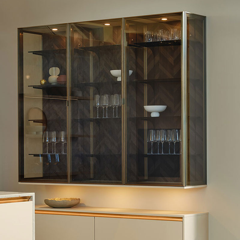 Exclusieve vitrinekast rookglas