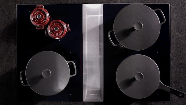 Extra groot kookoppervlak.