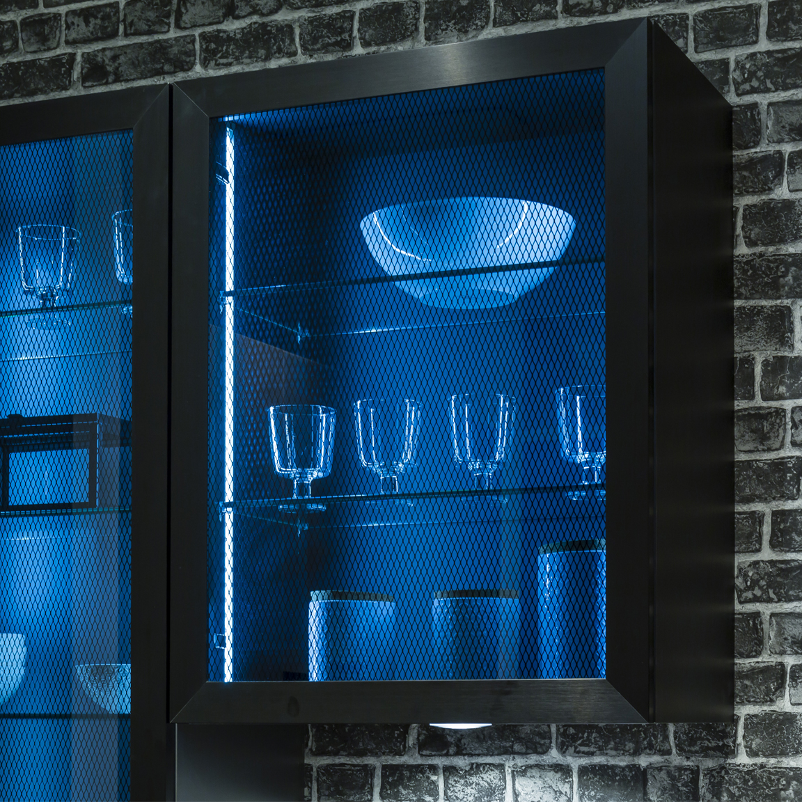 Glaskast met Factory Glass