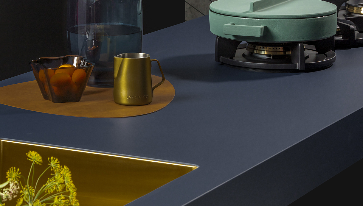 Een Fenix keukenwerkblad heeft een extreem mat uiterlijk.