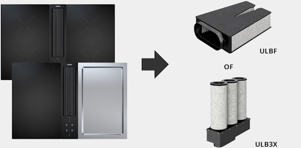 Filter (ULBF of ULB3X) voor BORA Classic 2.0 kookvelden