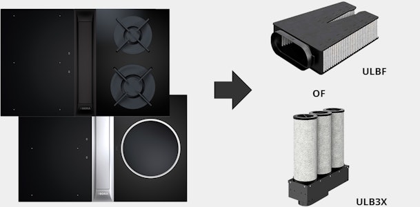 Filter (ULBF of ULB3X) voor BORA Professional 2.0 & 3.0 kookvelden