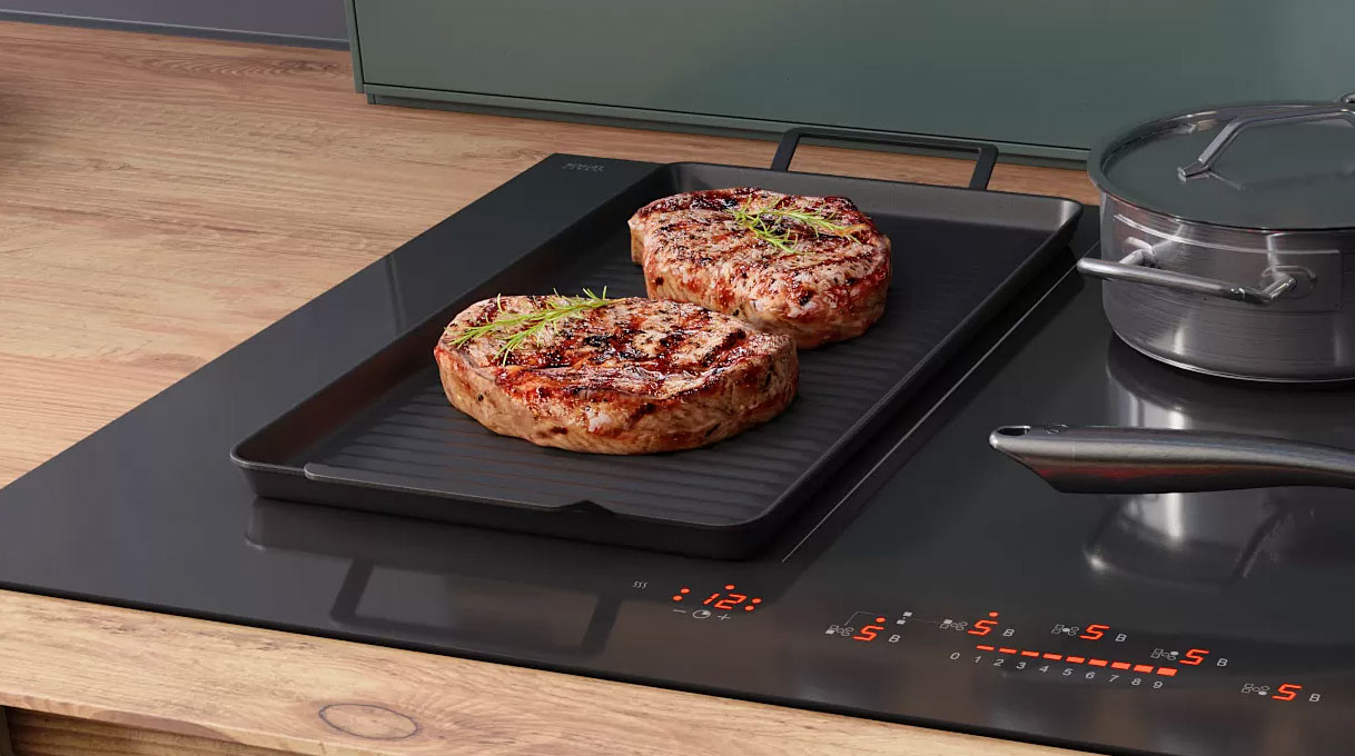 Matte kookplaten met flexibele kookzones