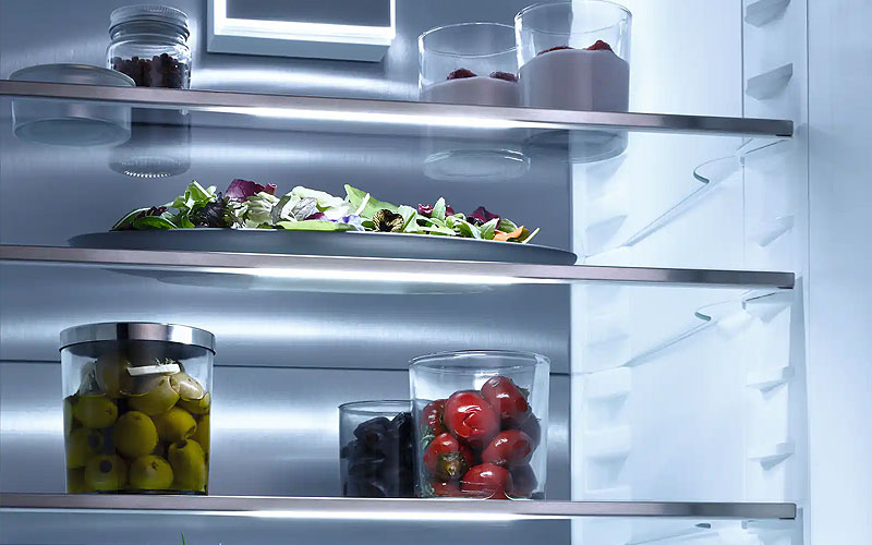 Miele koelkast FlexiLight 2.0 verstelbare LED verlichting voor perfect overzicht
