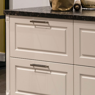 Fluweelmat gelakte fronten