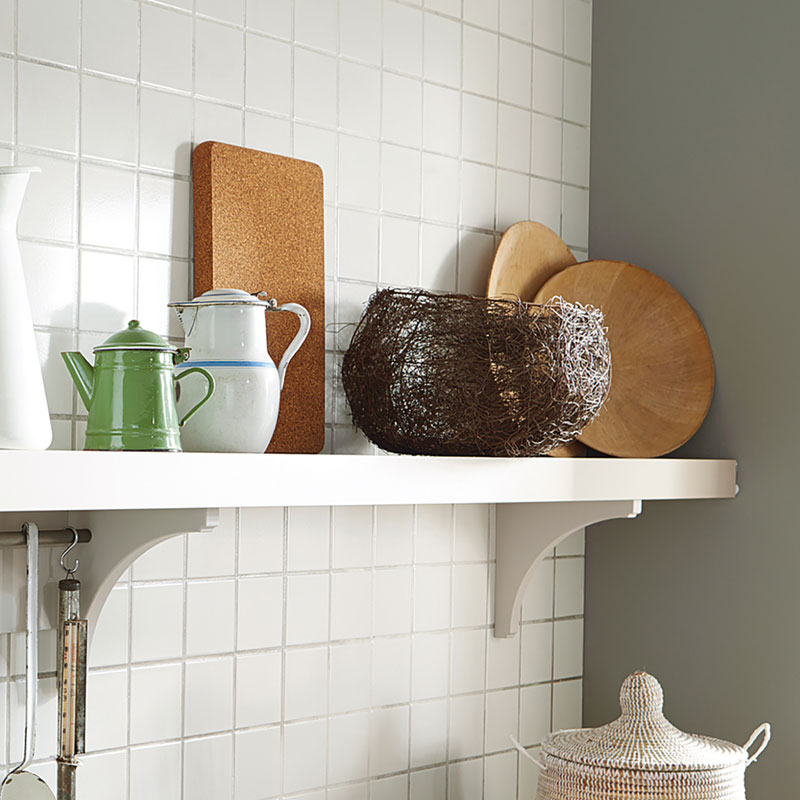 Open plank voor keukenaccessoires
