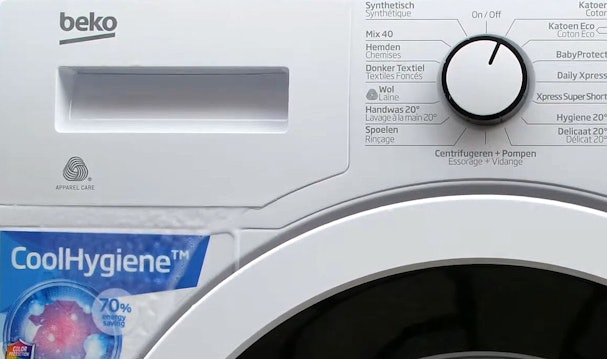 Beko wasmachine na detectie van lekkage (foutcode EF3)