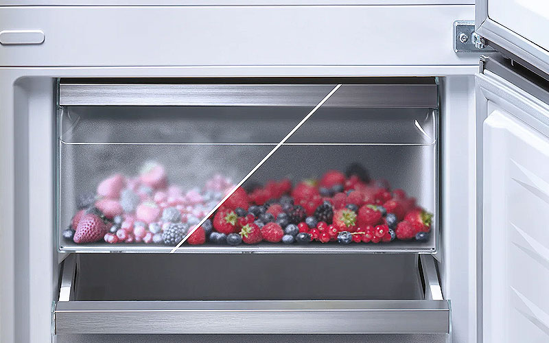 Miele koelkast met Freeze&Cool technologie en flexibele temperatuurzones voor koelen en invriezen