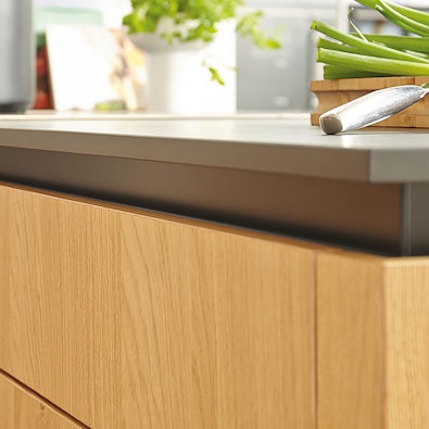 Fronten hoogwaardig met echt houtfineer