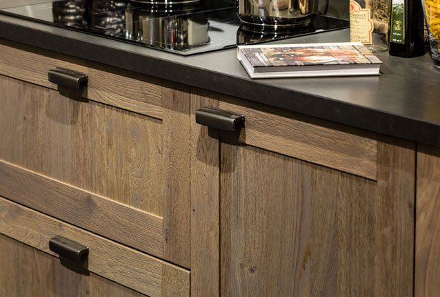 Fronten van massief hout