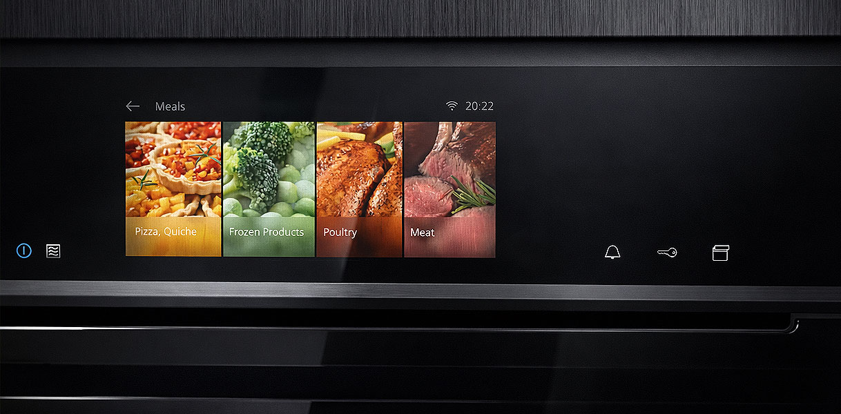 Magnetron display met automatische receptprogrammas voor pizza quiche gevogelte en vlees met slimme functies