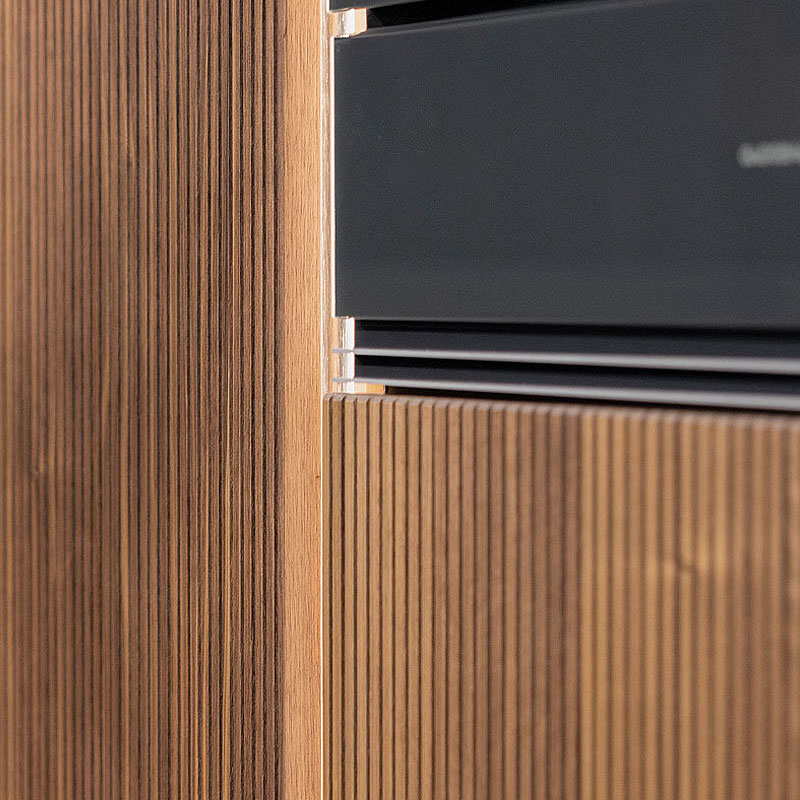 Geribbelde fronten noten natuur