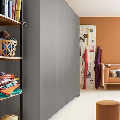 Gesloten kitchenette in werkruimte