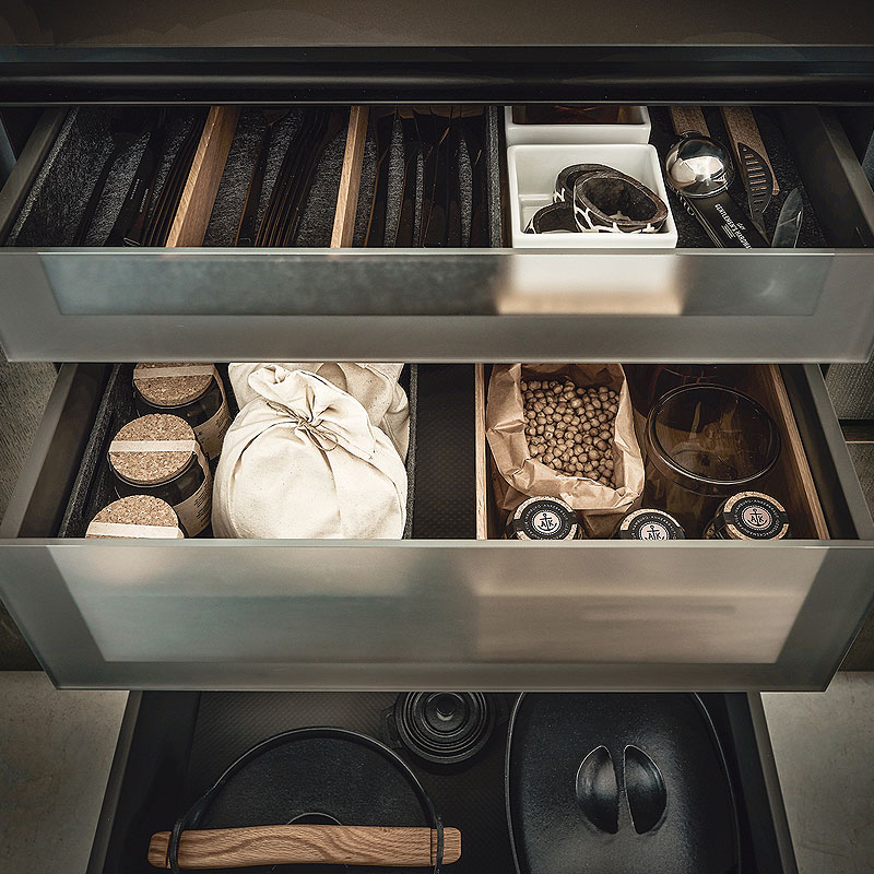 Glaszijkant met vilteninzet