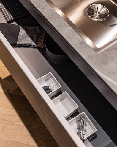 Gootsteenkast met speciale lade