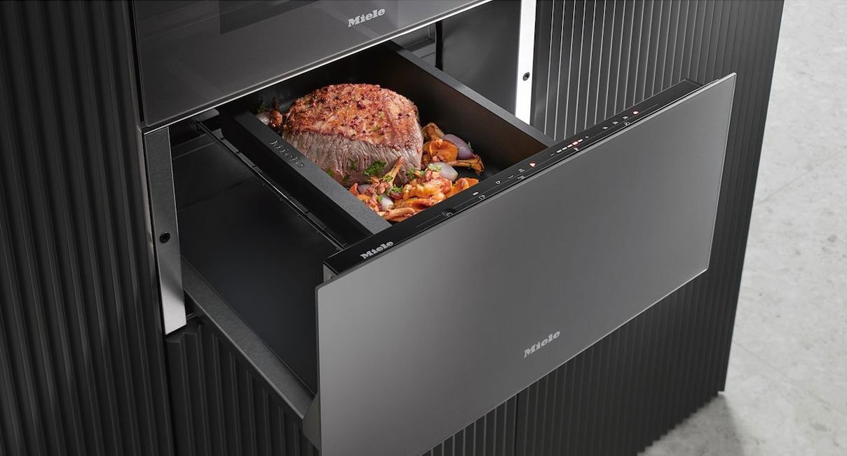 Miele warmhoudlade met ruime capaciteit voor borden en ovenschalen