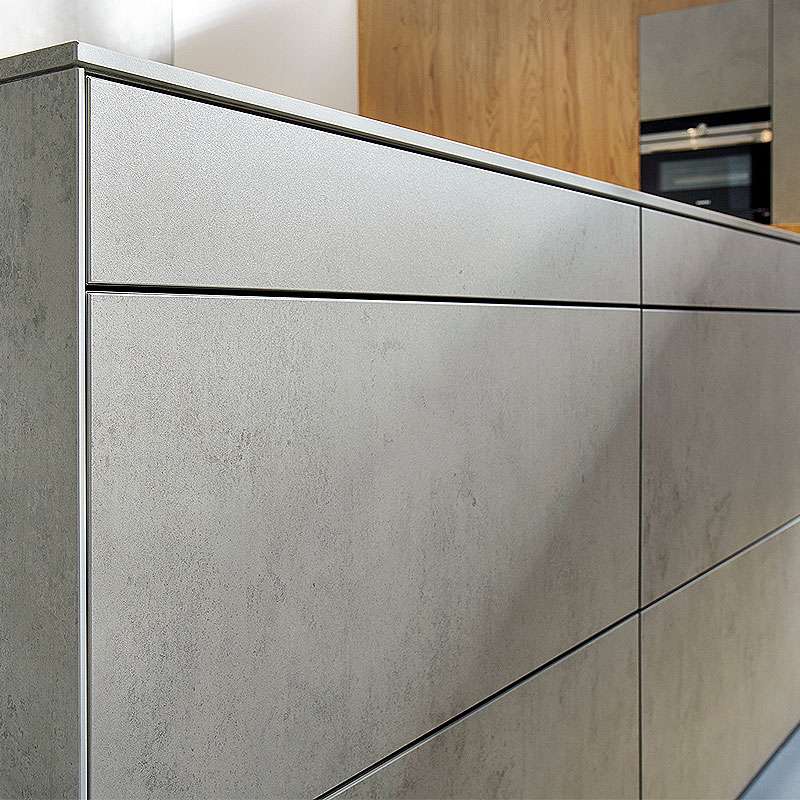 Greeploos design in betonlook