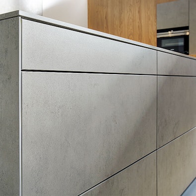 Greeploos design in betonlook