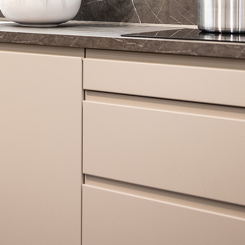 Greeploze beige fronten