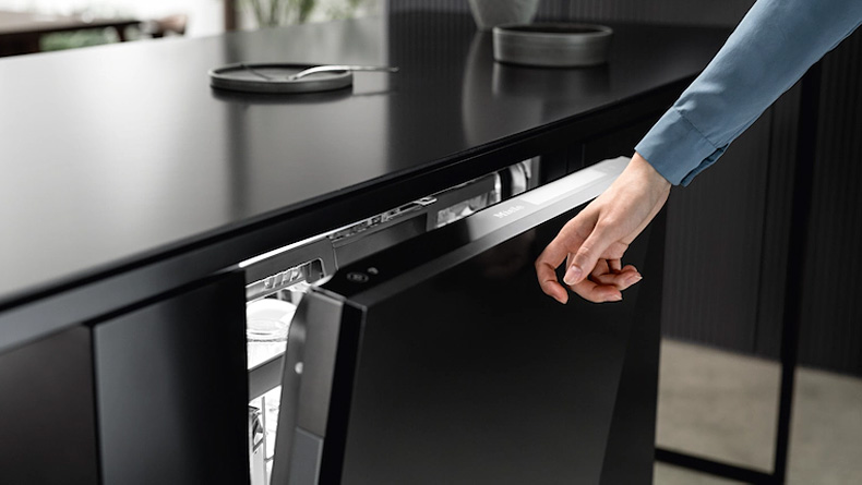 Greeploze vaatwasser van Miele met Knock2Open