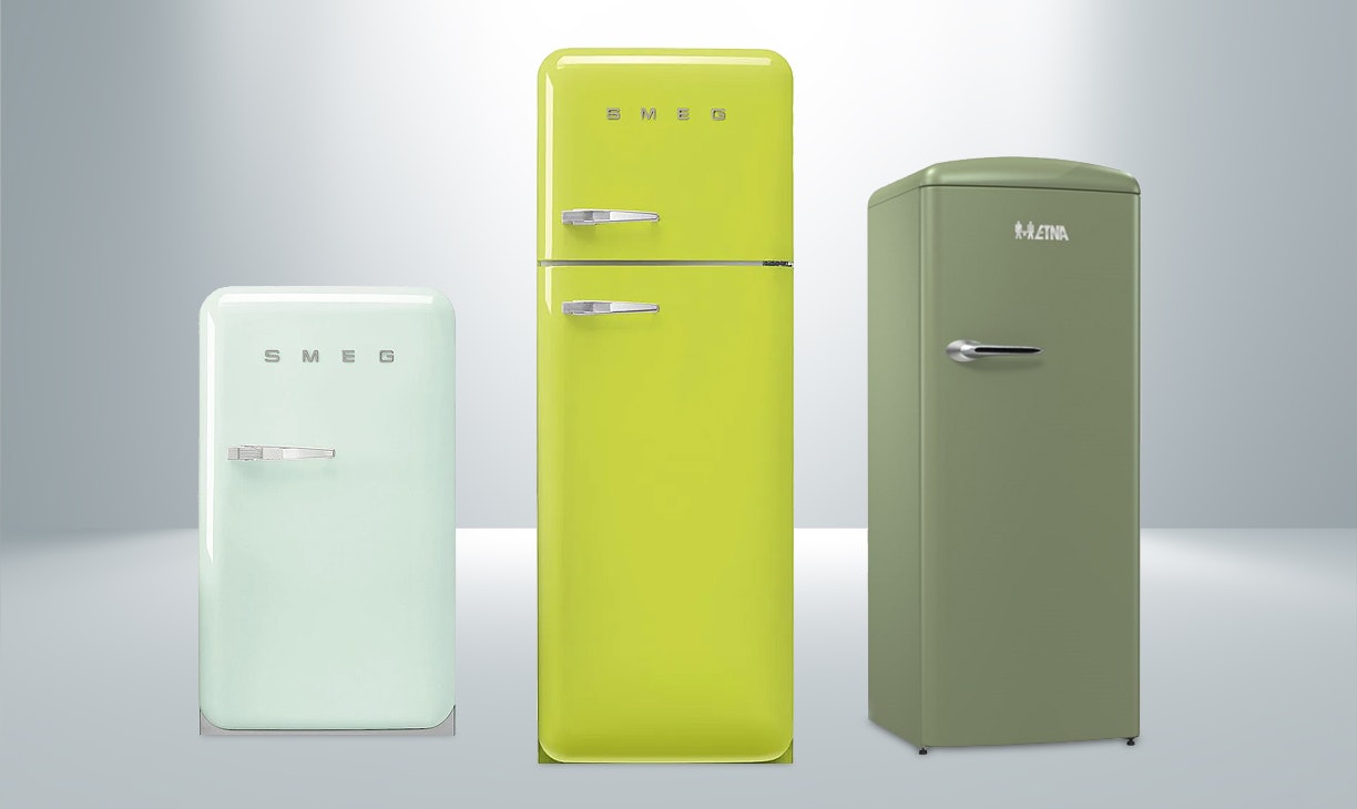 Groene koelkasten - groen gekleurde modellen