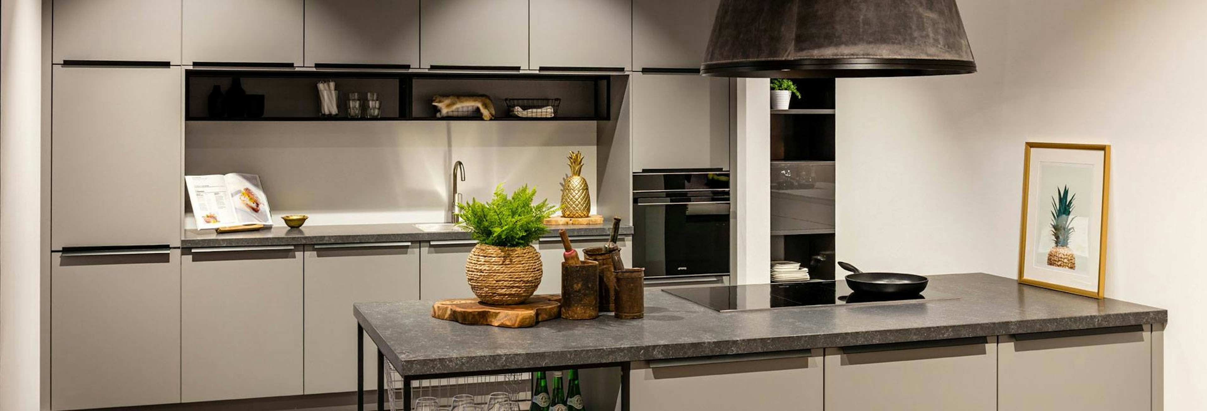 Design keuken met stijlvol kookeiland