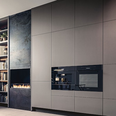 Hoge wand Agaatgrijs