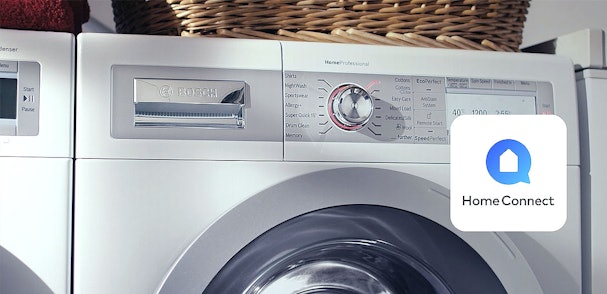 Bosch wasmachine met Home Connect app bediening