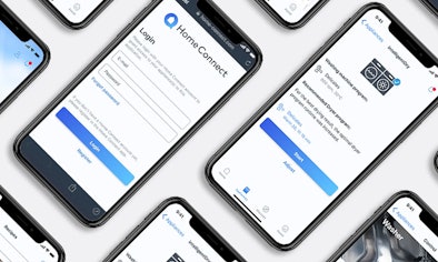 Siemens Home Connect app op smartphones met wasmachine en droger bediening