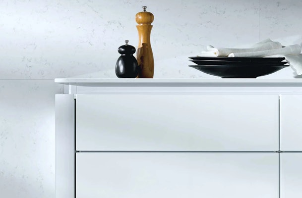 Hoogglans fronten hebben een hoogwaardige afwerking