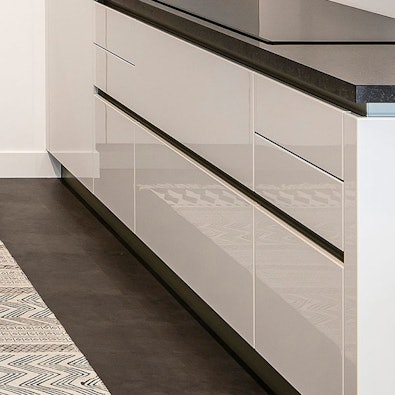 Hoogglans gelakte fronten