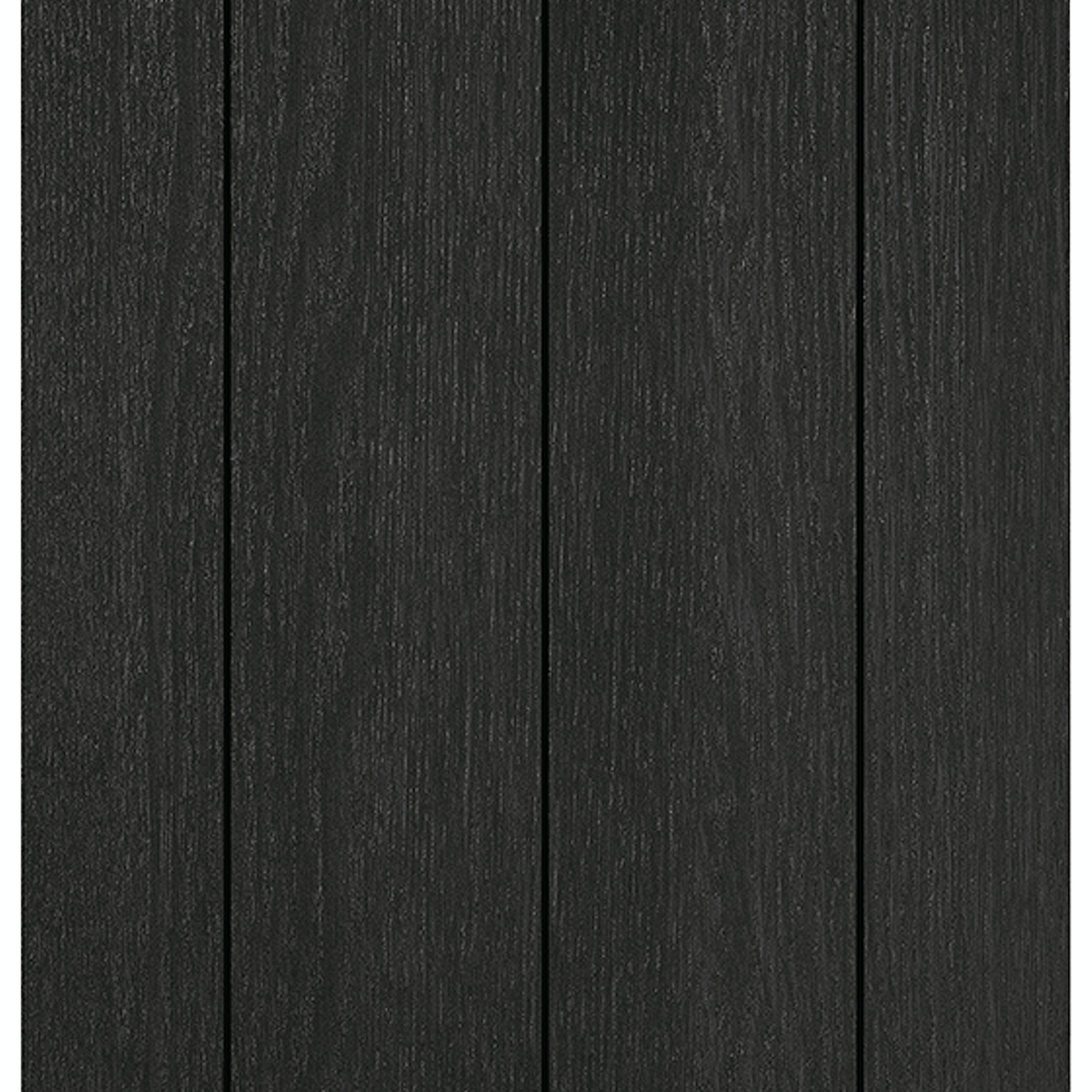 Eikenhout fineer keukenfront (912 Wildeiken zwart) met 10 cm groef-lamelbreedtebreedte